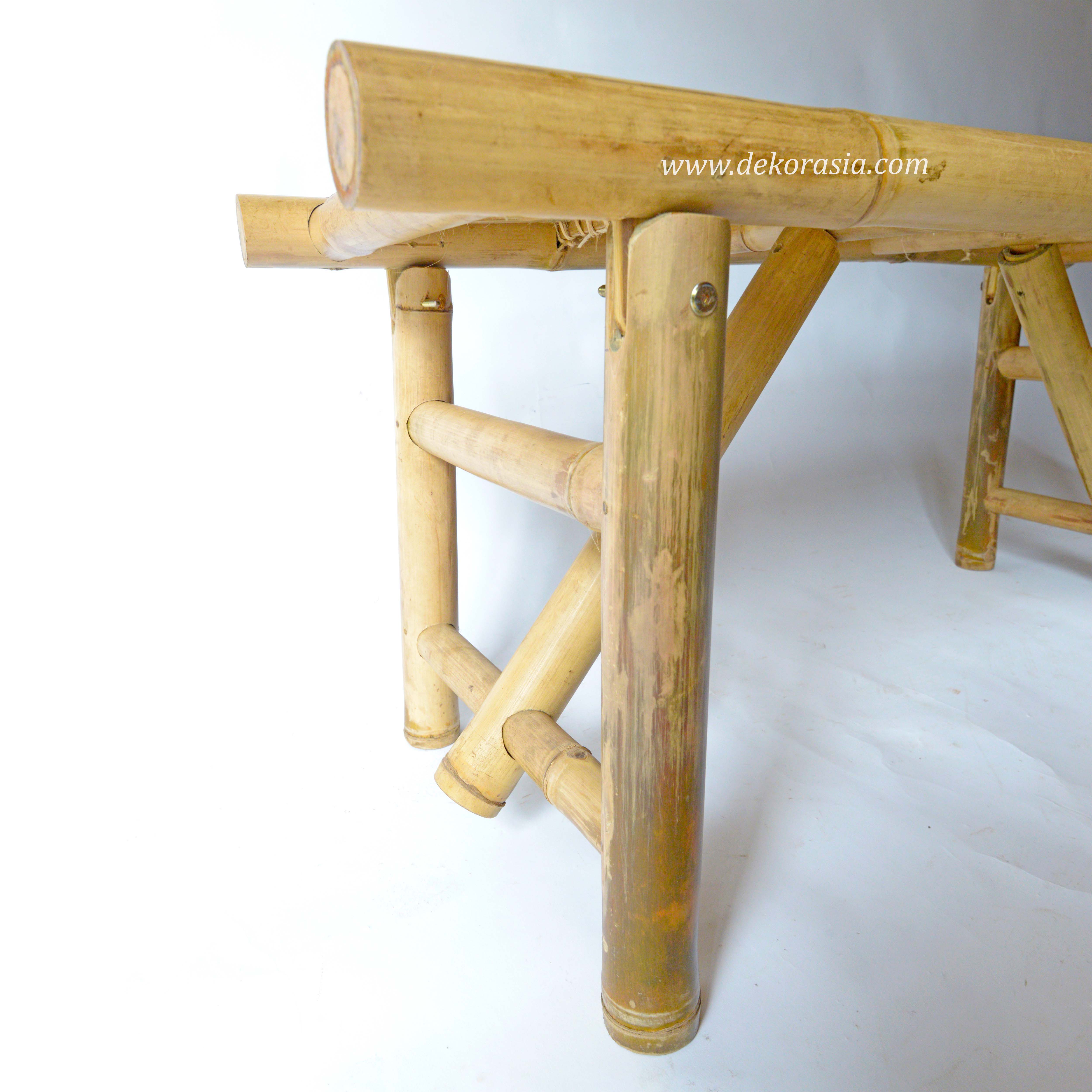 Natural Color Bamboo Bench, Bamboo Knockdown - Bamboo Furniture